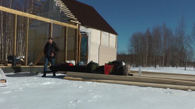 Купил трактор, стройка, помогатор в действии. #Большаяземля!