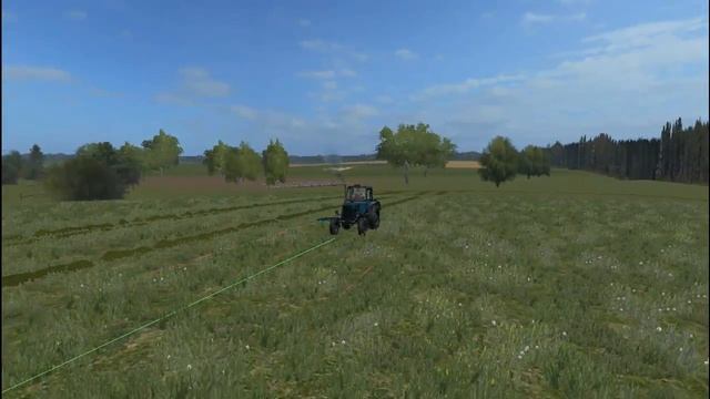 [РП ]- Косим траву на силос на МТЗ .82 смотреть онлайн