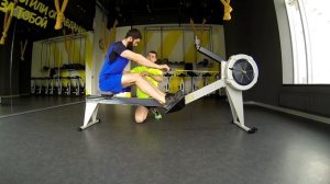 Гребля в тренажёре Concept с нуля. (Обучение, техника.)