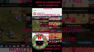 Last Empire War Z:Нас больше 💯 подписчиков: Благодарность: Цели на следующий год.