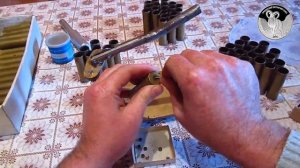 декапсуляция и капсуляция латунных гильз с прибором УПС-5