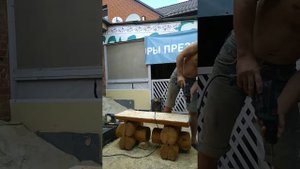 Садовые скамейки из отходов кругляка