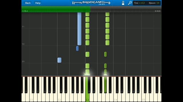 OMORI duet(2017) (tutorial piano) synthesia смотреть онлайн