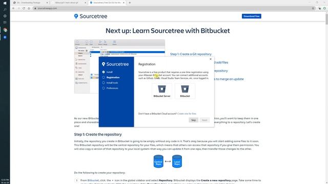 GIT tutorial #1: Install git, github and SourceTree смотреть онлайн