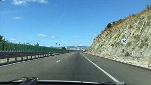 Серпантин, Дорога в Новороссийск, от Геленджика