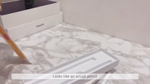 ipad air 4 unboxing + accessories, apple pencil 2 dupe, chill asmr