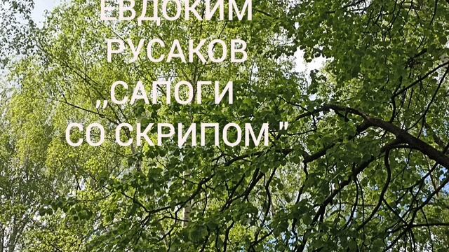 ,,Сапоги со скрипом " Евдоким Русаков рассказ