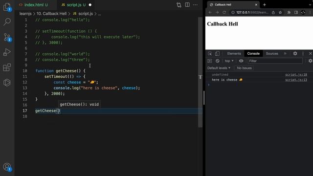 Callback Hell in Javascript Explained | Callback Function in Javascript | Web Development Course #4 смотреть онлайн