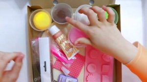 Распаковка набора для лепки ВКУСНЫЕ ЧАСЫ из полимерной глины Candy Clay, глина застывает на воздухе