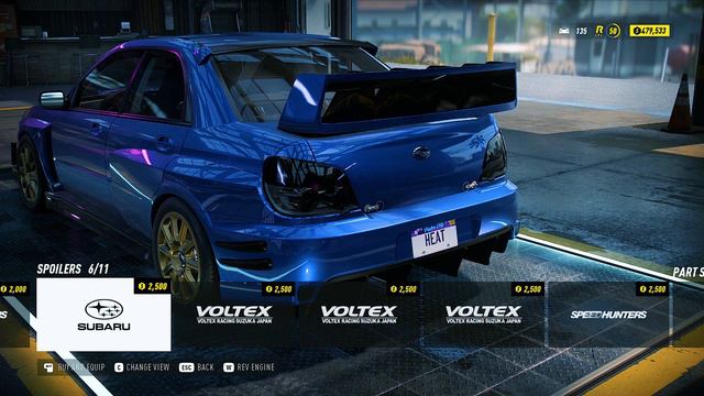 NFS HEAT / Subaru Impreza WRX STI Customization ( MrFox ) смотреть онлайн