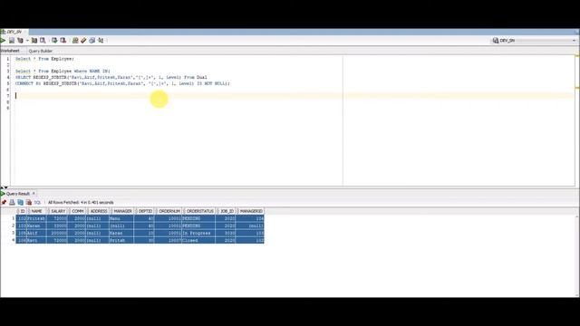 Pass comma separated string inside IN Operator смотреть онлайн