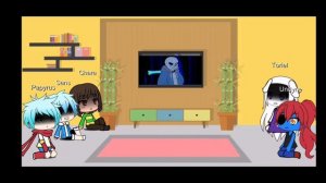 Undertale reacts to Stronger than you - Chara Response (Gacha Life) part 2