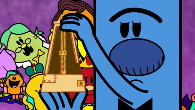 Mr. Tickle and Mr. Scatterbrain vs. the metronome. Tick tick tick tick смотреть онлайн