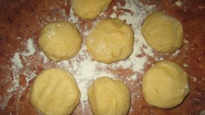 Песочный торт с заварным кремом