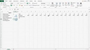 H model in Excel