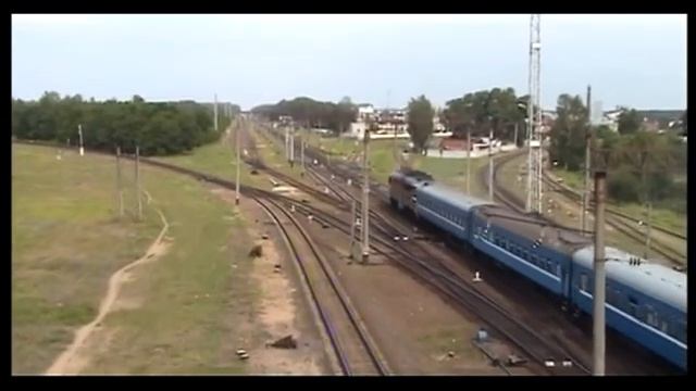 Поезд Могилев-Минск отправление из Осипович Бел.Ж.Д. 6 смотреть онлайн