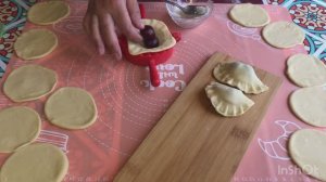 Домашние вареники🥟 с черешней!