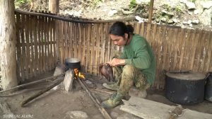 150 days of survival, skills, jungle chicken bowl, forest hedgehog, jungle life, survival alone