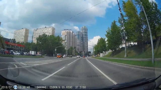 Москва. ул. Чертановская - ул. Василисы Кожиной. Лето 2018. смотреть онлайн