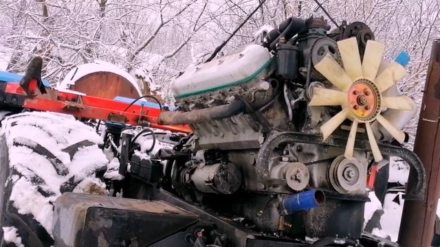 Claas-ный т-150. Ремонт и Модернизация. Эпизод 5. Установка мотора и понеслась мелочевочка. смотреть онлайн