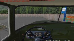 Omsi 2 Обзор карты Мичурино на грузовике ЗиЛ 130