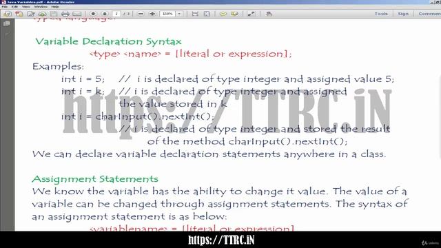 101 JAVA Programs for absolute beginners and school students : Variable Declaration смотреть онлайн