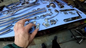 Реставрация мотоцикла Иж 56 - полный перехром. Получил комплект хромированных деталей