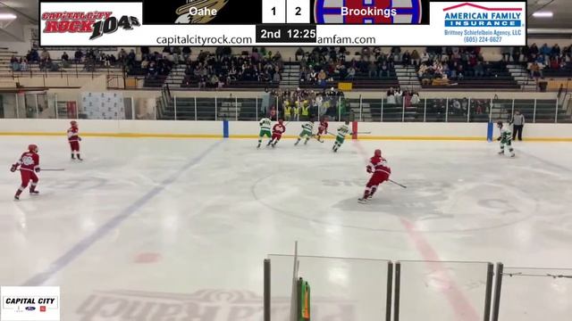 Oahe Capitals vs. Brookings Rangers Boys Hockey (1/20/24)