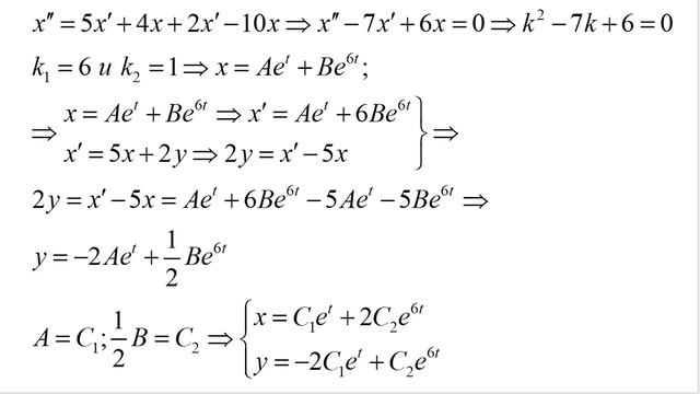 ОДУ высших порядков подбор частного решения. Разбор расчетного задания. смотреть онлайн