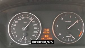 BMW X5 E70 3.0d 0-100, 0-200 Acceleration