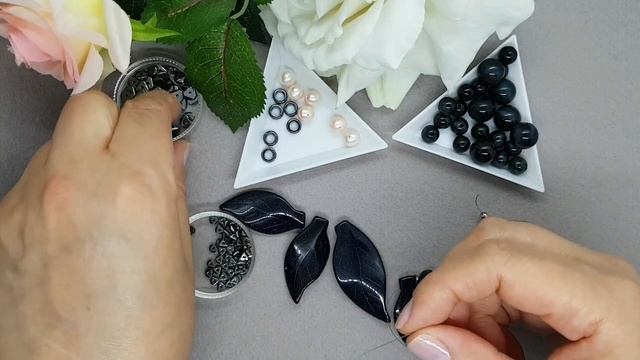 Колье с Жемчугом и Авантюрином.  Necklace with pearls. Handmade. Pearls necklace designs.