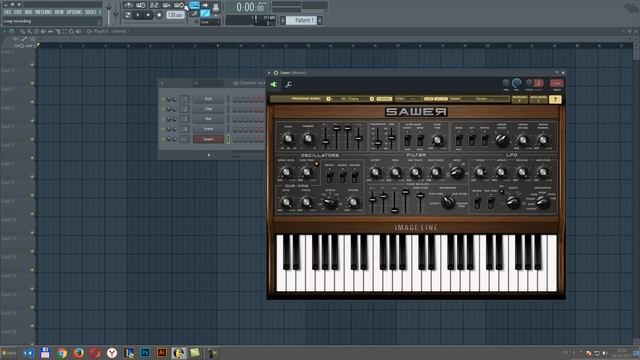 Запись с midi-клавиатуры или синтезатора в FL STUDIO смотреть онлайн