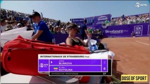 SVITOLINA BLINKOVA. Final WTA 250. Strasbourg 2023. СВИТОЛИНА БЛИНКОВА. Финал WTA 250