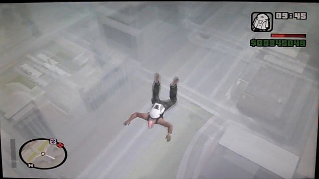 ГТА. Прыжок с парашютом с большой высоты. смотреть онлайн