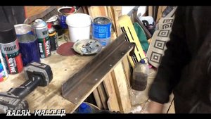 ?  Арматура гиб из шарнира для ворот и стального уголка