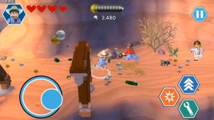 как получить динозавра велоцираптора в Lego Jurassic world on android - How to get a velociraptor