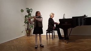Кузько Дарія, 9 років. Моцарт. Пісня пастушка. Флейта