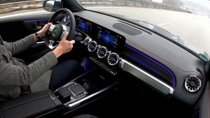 Mercedes Benz EQB 300 4matic | AMG Line | POV TopSpeed Drive - Autobahn | Pure Electric SUV
