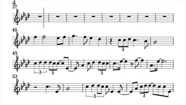 ALL THE WAY Alto FLUTE Sheet Music Backing Track Play Along Partitura смотреть онлайн