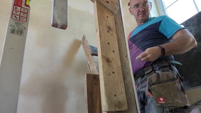 Бетонная лестница с забежными ступенями своими руками Ч.1