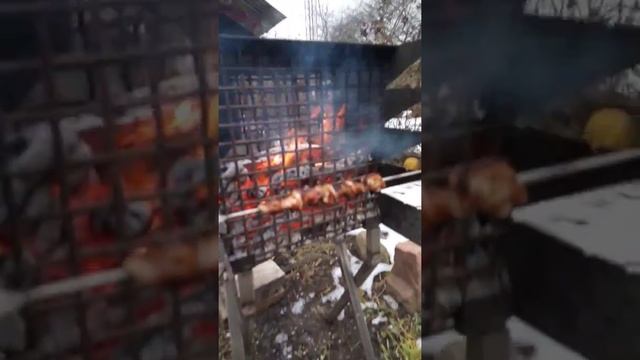 Вертикальный мангал своими руками смотреть онлайн