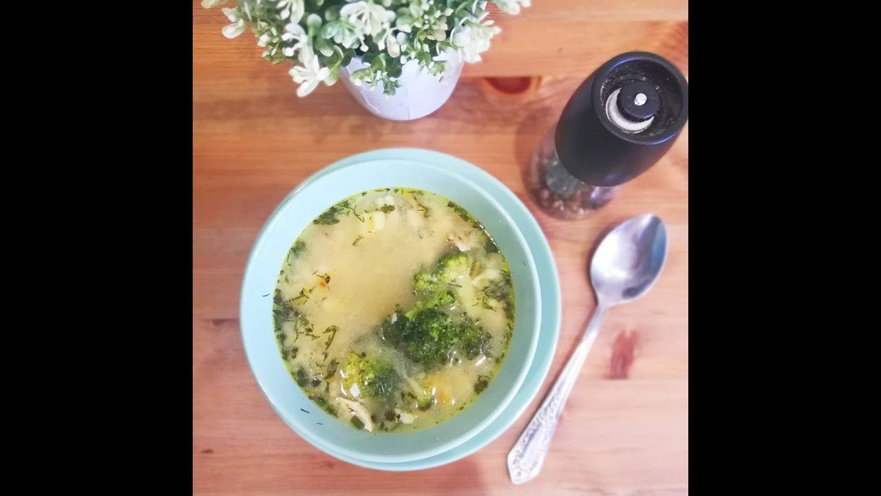 Весенний суп с брокколи. Очень простой и вкусный!!!