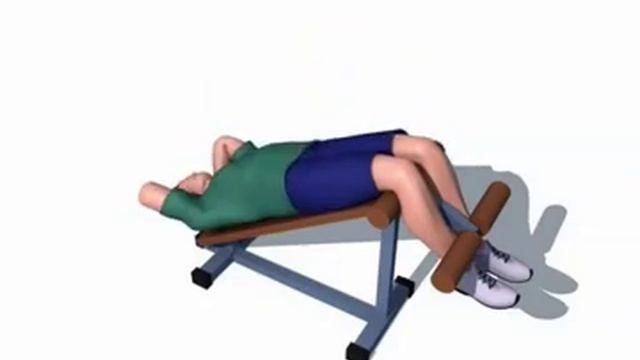 Подъем корпуса на тренажере из положения лежа смотреть онлайн