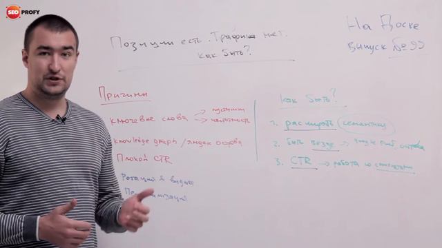 Позиции есть. Трафика нет. Как быть? – На Доске – выпуск № 99 смотреть онлайн