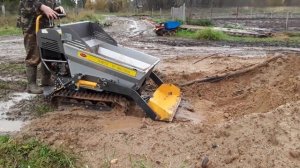 Гусеничная мототачка. Краткий обзор.