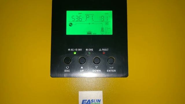 Алгоритм зарядки аккумулятора от инверторов EASUN iGrid SV II 5kW /Infinisolar V II 5kW. смотреть онлайн
