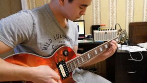 мини-демка gibson les paul custom (звукосниматели Fokin pickups)