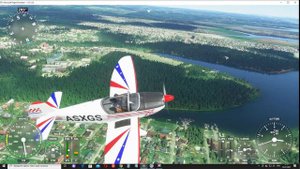 Облет города Иркутска Microsoft Flight Simulator 2020