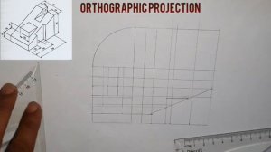 ISOMETRIC PROJECTION TO ORTHOGRAPHIC PROJECTION  IN TELUGU