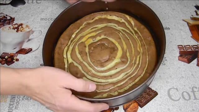 Полосатый торт с суфле. смотреть онлайн